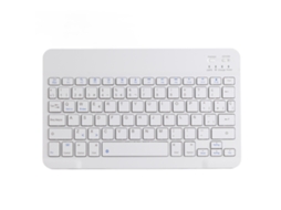 Teclado Ultrafino Sem Fio Bluetooth 10 Polegadas para Espanhol com Bateria de Longa Duração | S/MARCA