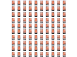 100pcs Conector De Fio Pct-212 Rápido Mini Bloque Terminal De Cobre Com Carcaça Pc Retardante De Chamas