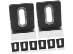 Conjunto De 8 Presilhas Para Espelho Sem Moldura, Suportes Para Vidro, Grampos De Montagem Gokoco