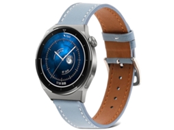 Pulseira De Couro Trançado Liso De 20 Mm Para Samsung Galaxy Watch4