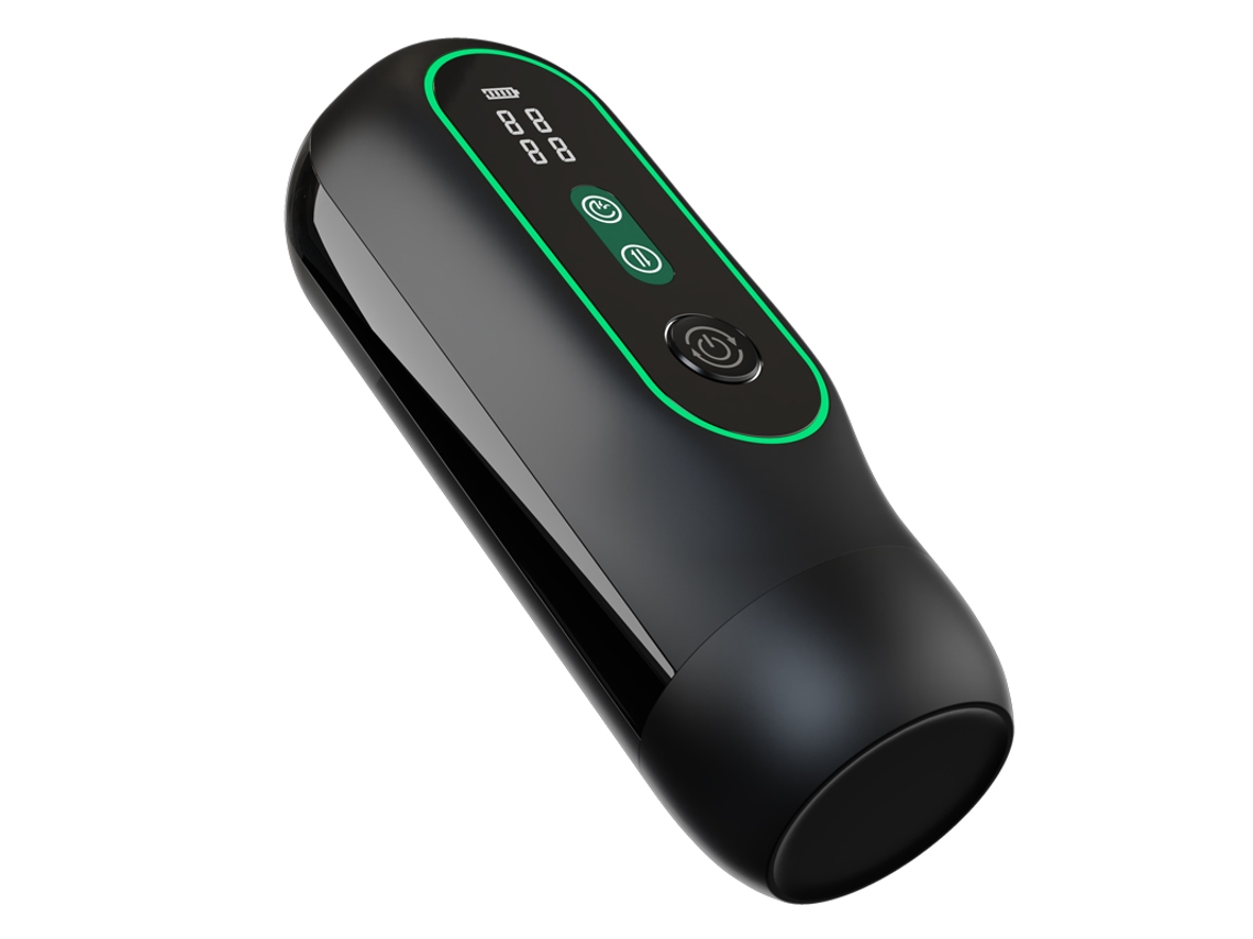Copo Masturbador Telescpico Automtico De Suco Real Para Homens (preto)