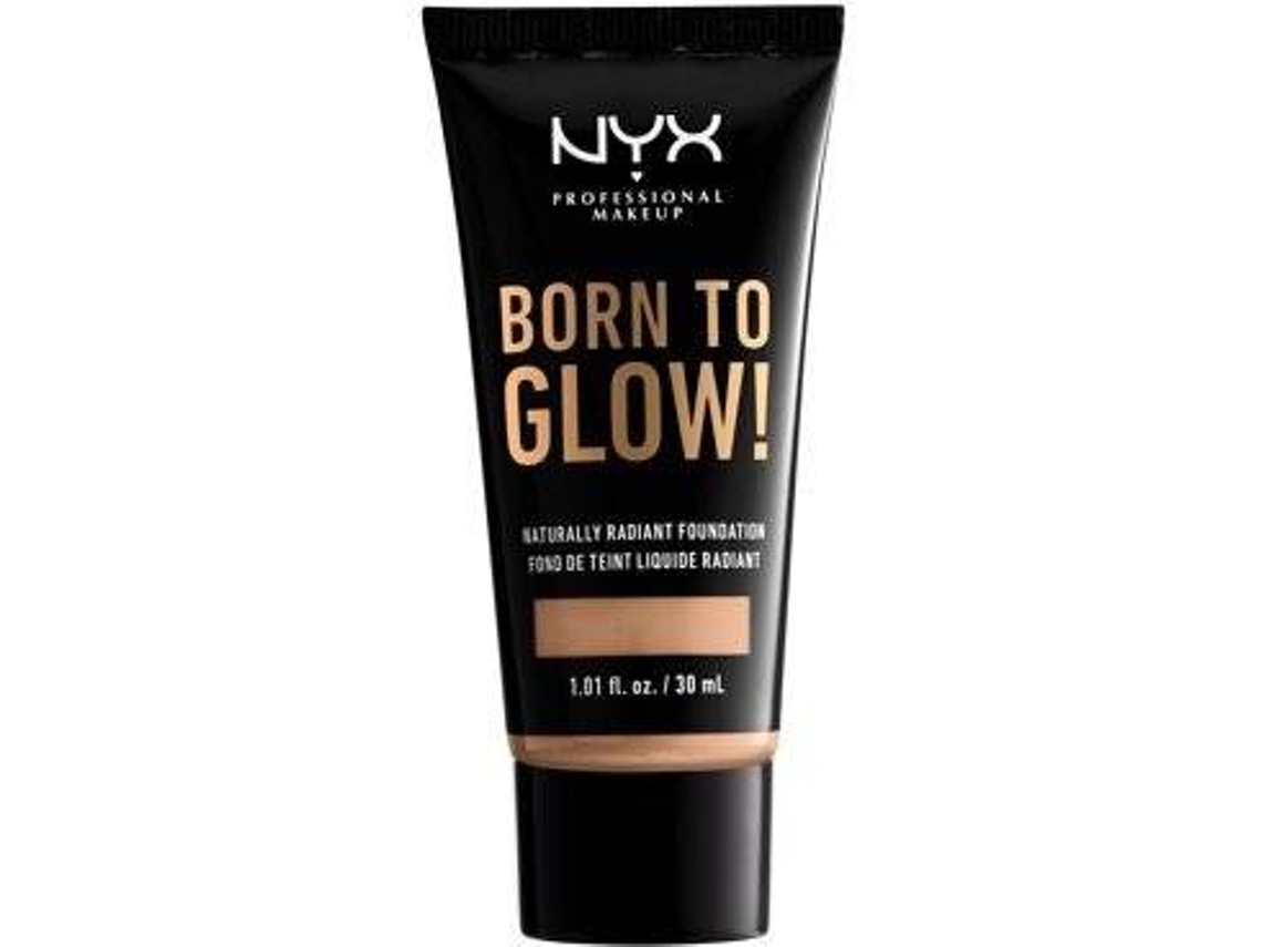 Batom Líquido NYX Born To Glow Radiant Foundation Natural