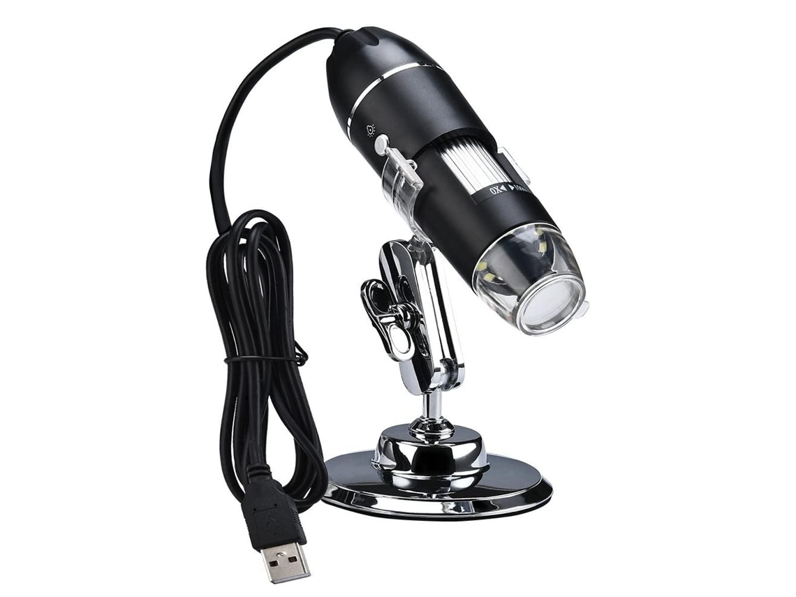 Microscópio Digital Lupa Usb 1600x Com Otg Brilvibera