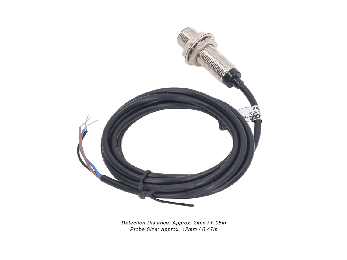 Laxiscreed Sensor De Proximidade Indutivo Npn Dc 3 Fios Com Alcance De 2mm Para Deteção Precisa