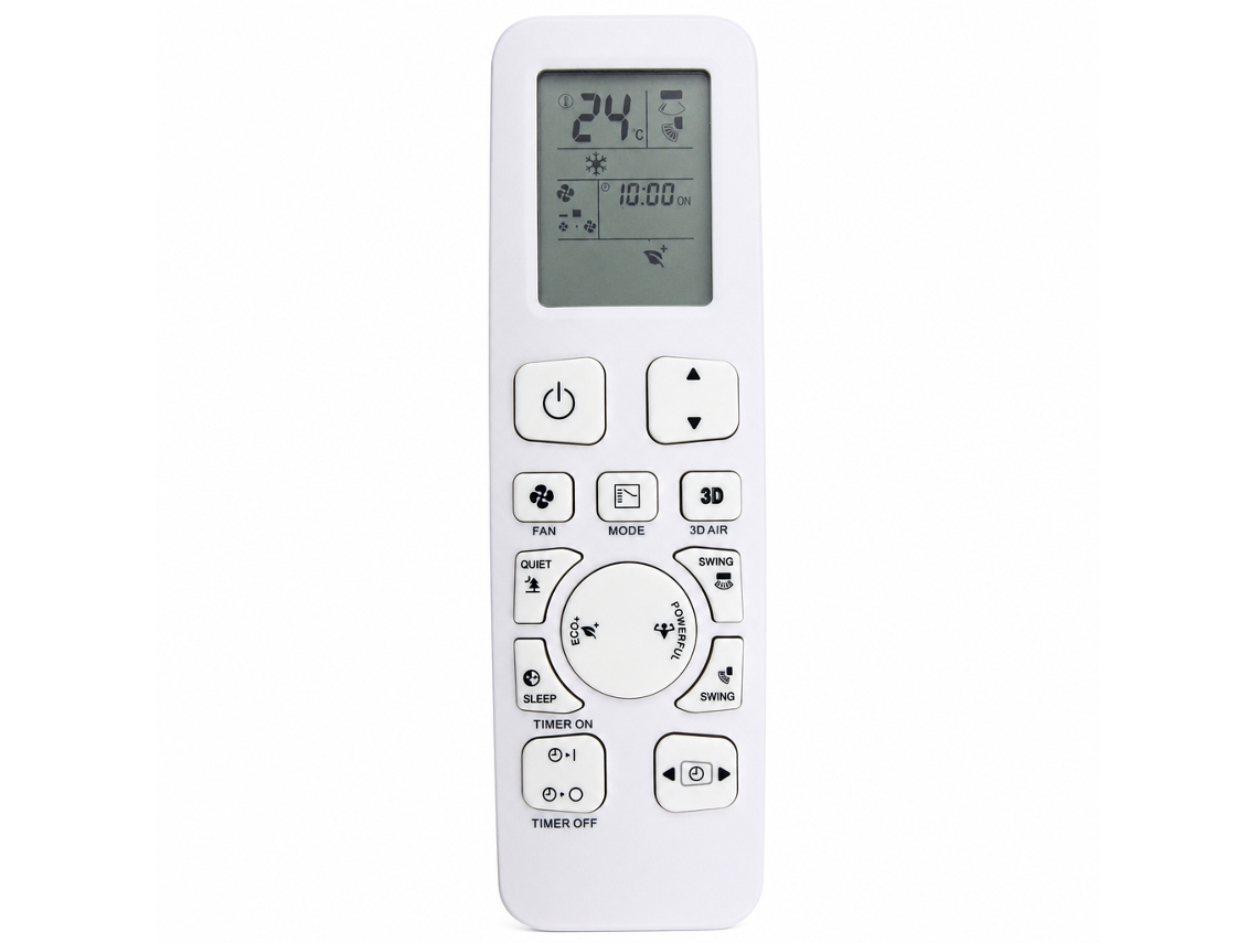 Comando Para Ar Condicionado Compatível Com Daikin 3p537588-3a, Só Frio, Sem Configuração