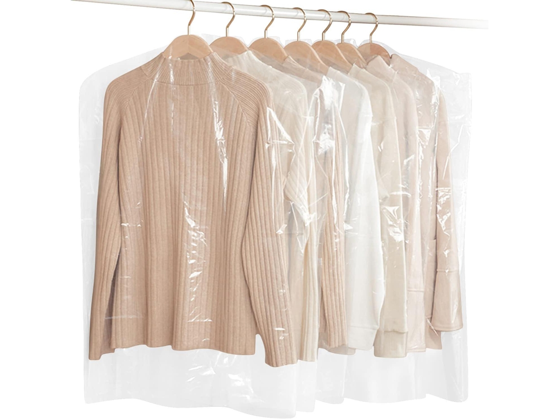 Capas transparentes para trajes Slowmoose (pacote com 30, 60 x 90 cm)