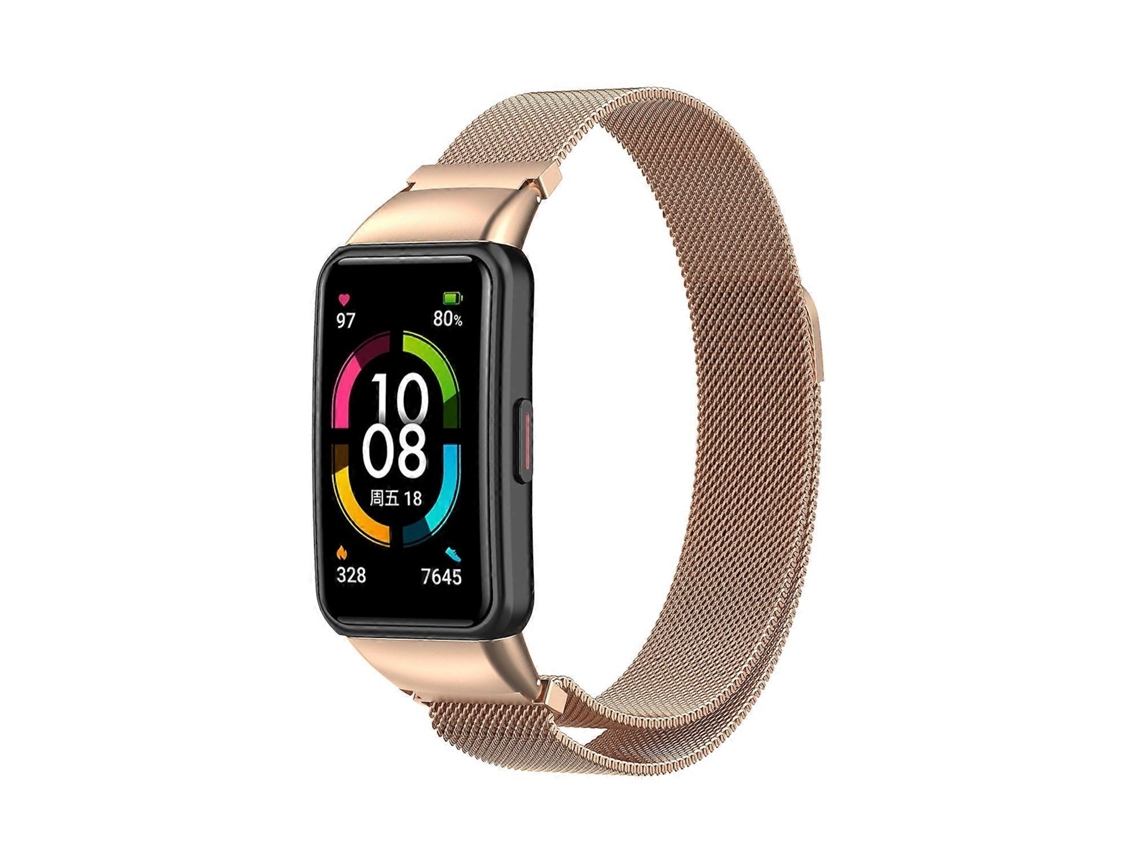 Pulseira De Metal Magnética For Honor Band 7 Milan