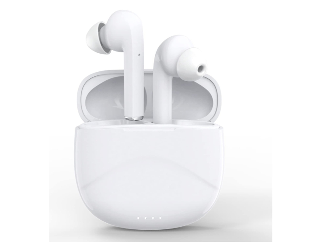 Microfone Tws Estéreo Android Para Apple, Samsung Yizhood Bluetooth Branco