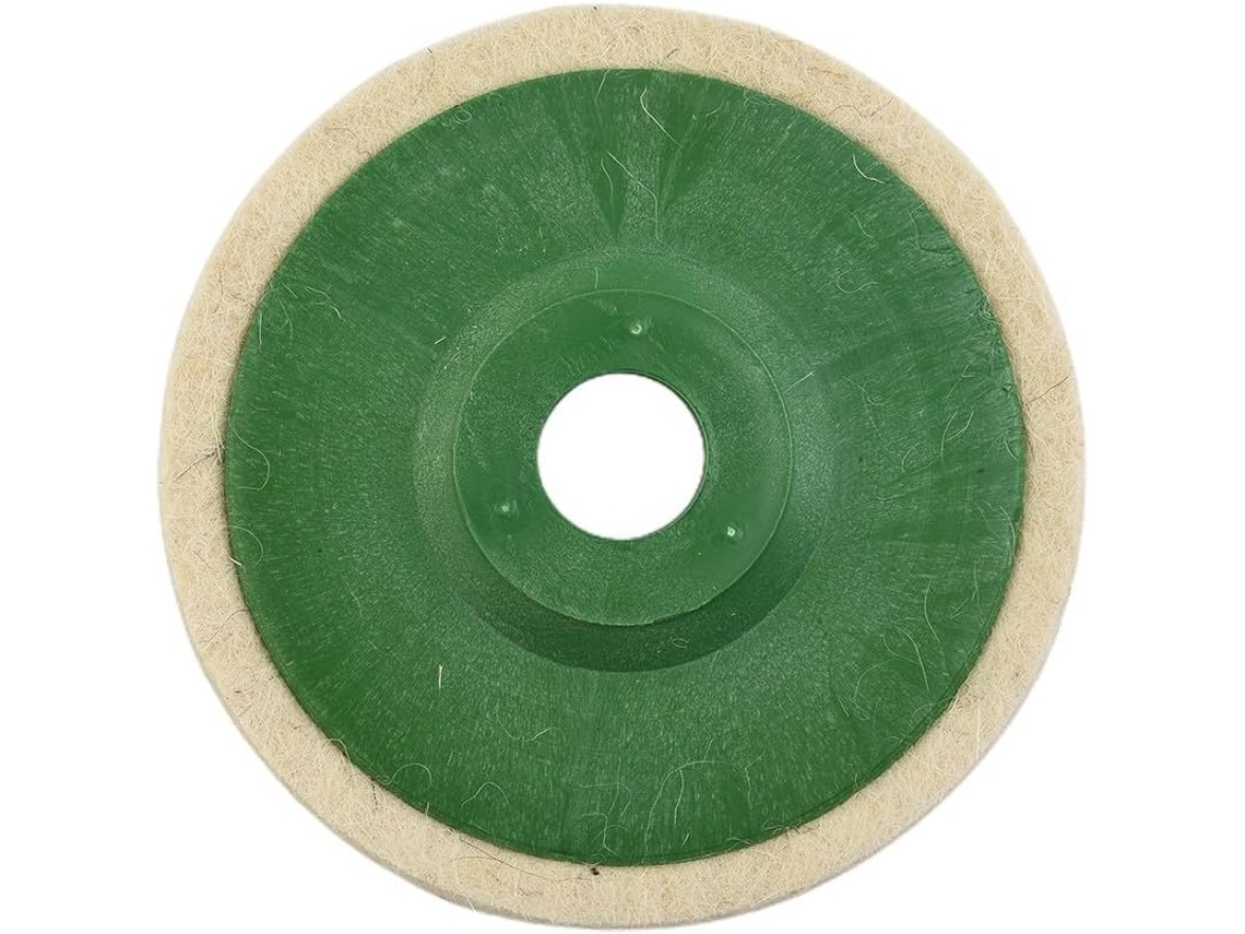 1 Unidade De Roda Polimento Lã 125 * 22mm, Almofada De Feltro 5 Polegadas, Discos De Polimento Para Ferramentas
