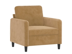 Sofa Chair, Sofa Chairs Vidaxl Marrom Veludo (n/a)