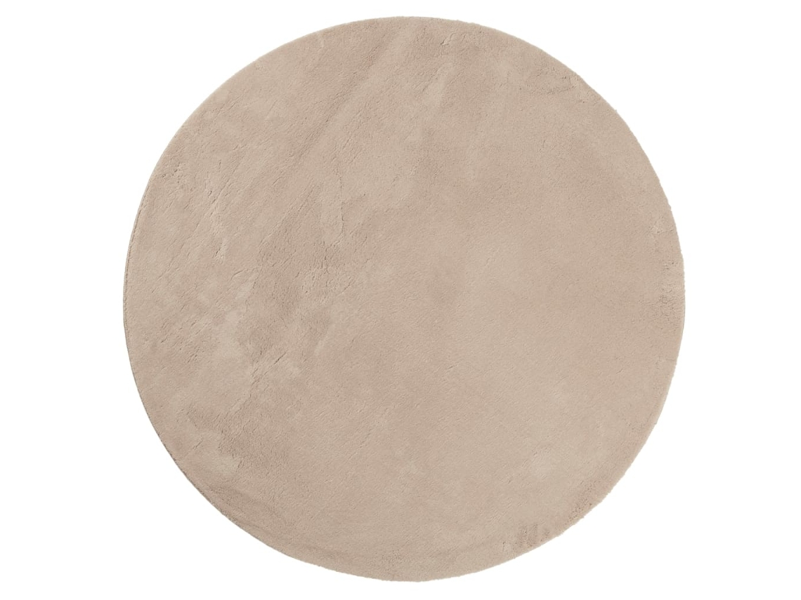 Rug, Rugs Vidaxl Marrom Poliéster (ø 200 Cm)