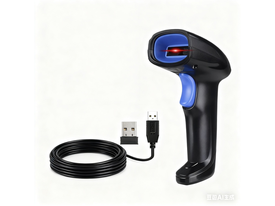 Elysve Leitor De Código De Barras 2d Com Usb, Bluetooth, 2,4 Ghz E Sem Fios Para Lojas E Supermercados