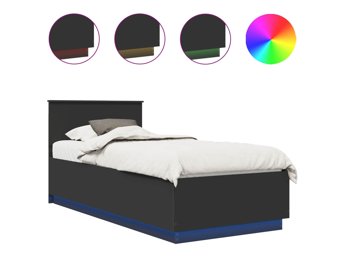Cama Manual Branco 75x190cm Madeira Processada MAISON EXCLUSIVE