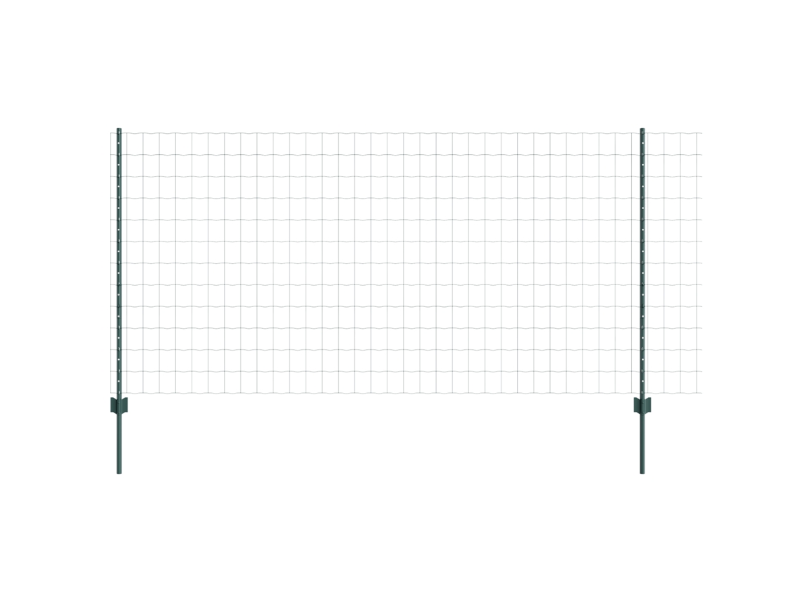 Conjunto 1 Barreira Externa Vidaxl Verde Aço (25 X 1,2 M)