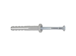 Âncora de Prego Nf 8X100/60 com Colar Grosso e Prego de Cabeça Escareada Caixa 100 FISCHER