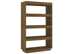 Book Cabinet, Book Cabinets Vidaxl Marrom Madeira De Pinho (n/a)