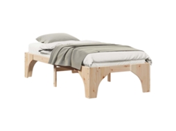 Estrutura da Cama Castanho 100 X 200 Cm MAISON EXCLUSIVE