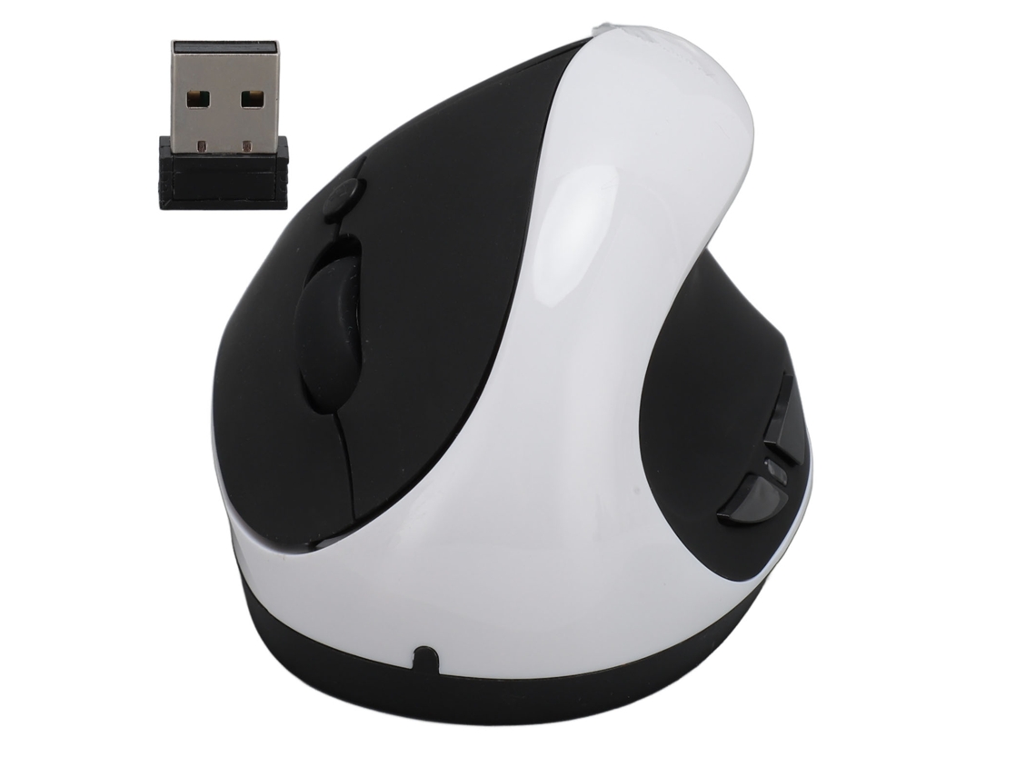 Aetheria mouse Vertical Sem Fio Ergonômico para Mão Direita com Dpi Ajustável Branco
