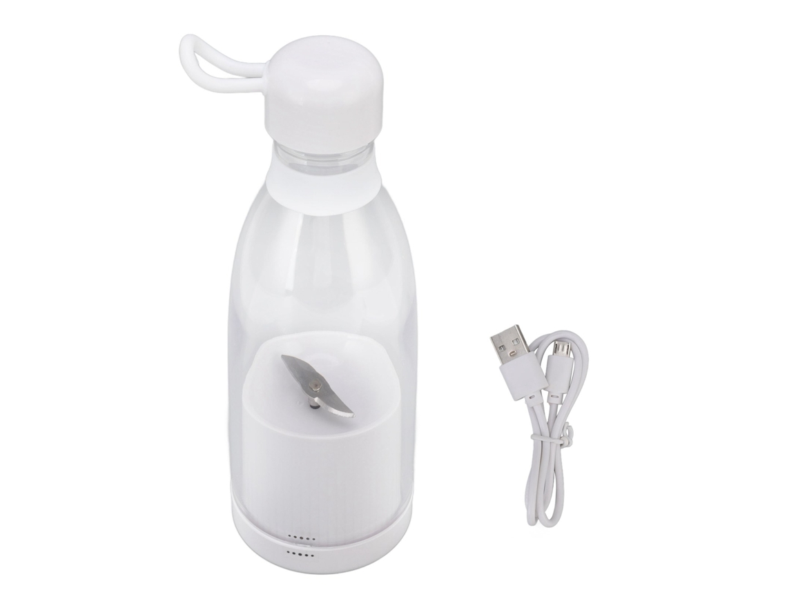 Batedeira elétrica mini portátil USB 300ml PP alimentação proteção inteligente branca | S/MARCA