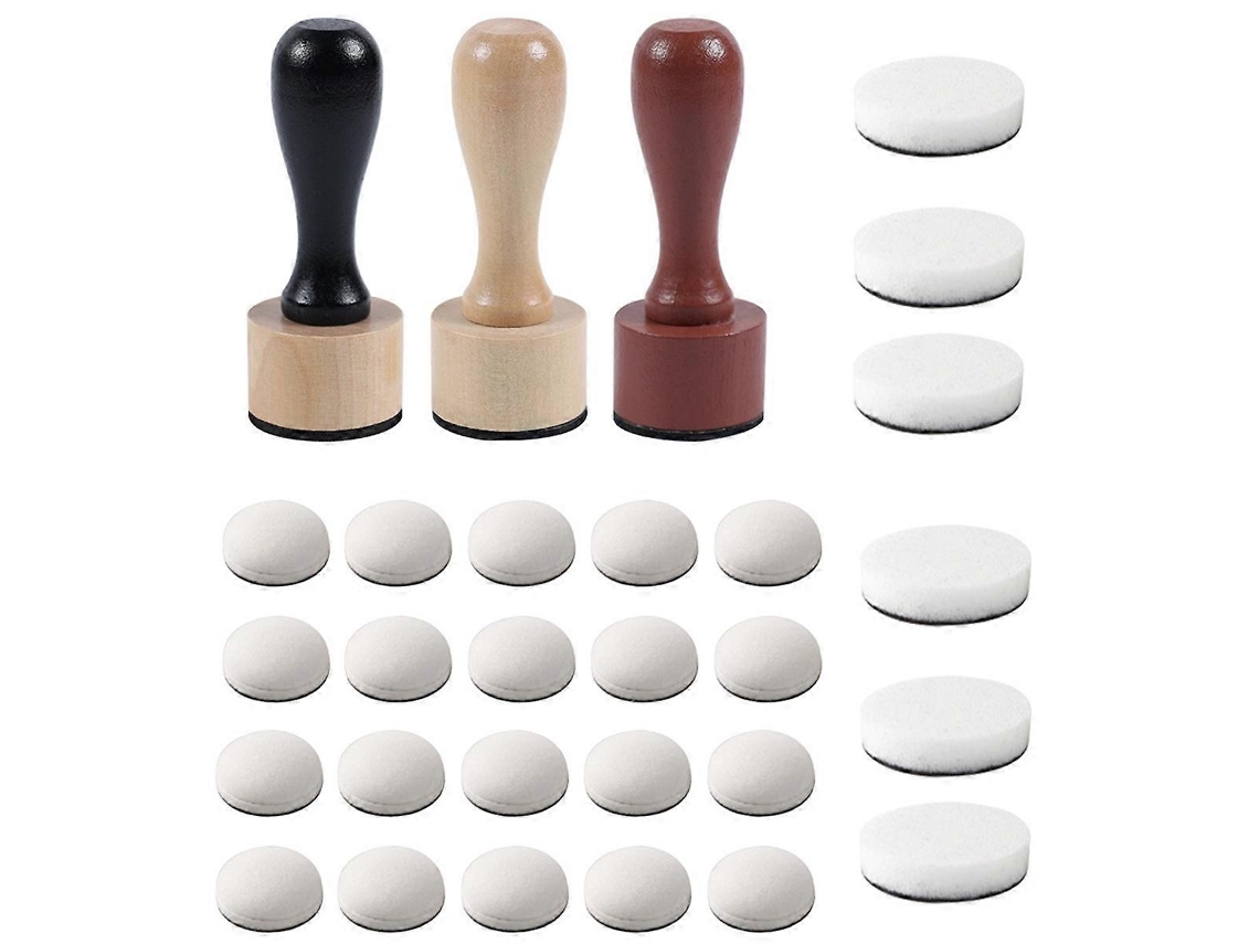 Mini Ferramenta De Mistura De Tinta, Recargas De Espuma Redondas Substituíveis Para Scrapbooking, Cores E Artesanato Em Papel Slowmoose