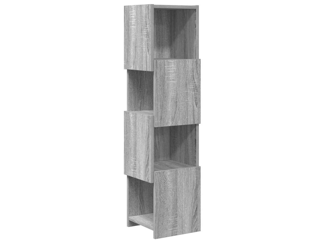 Gabinete de canto Cinza Sonoma com madeira processada MAISON EXCLUSIVE (25,5x25x102 cm)