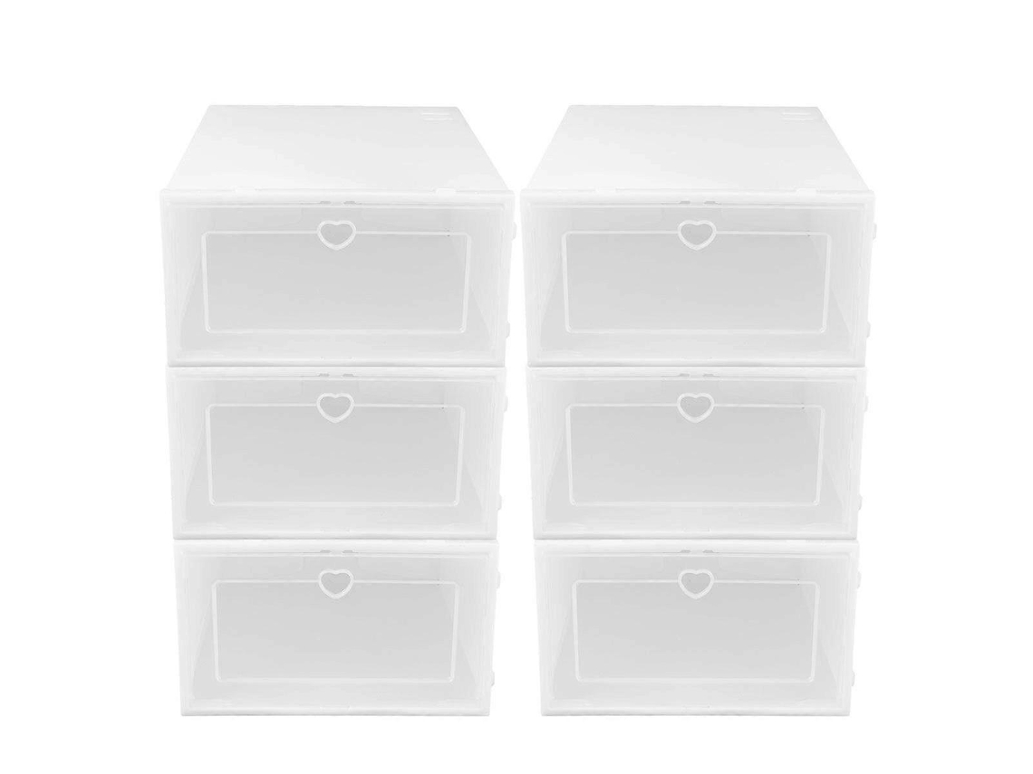 Caixas De Armazenamento De Sapatos Transparentes Com Gavetas Dobráveis Olysi Shop