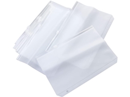 Conjunto De 10 Sacos De Papel Com Zíper Para Organizar Documentos E Objetos Diversos, Sacos De Armaz Gokoco