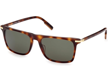 Óculos De Sol De Homem Ermenegildo Zegna Castanho