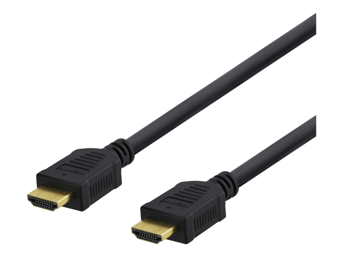 Cabo HDMI de Alta Velocidade com Ethernet AQUAFORGE, 1,5 M, 4K UHD, Preto