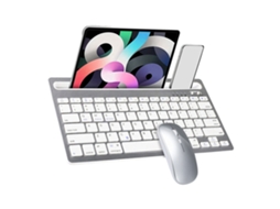Lurelia Teclado Sem Fios, Bluetooth, 2.4g, Ergonómico