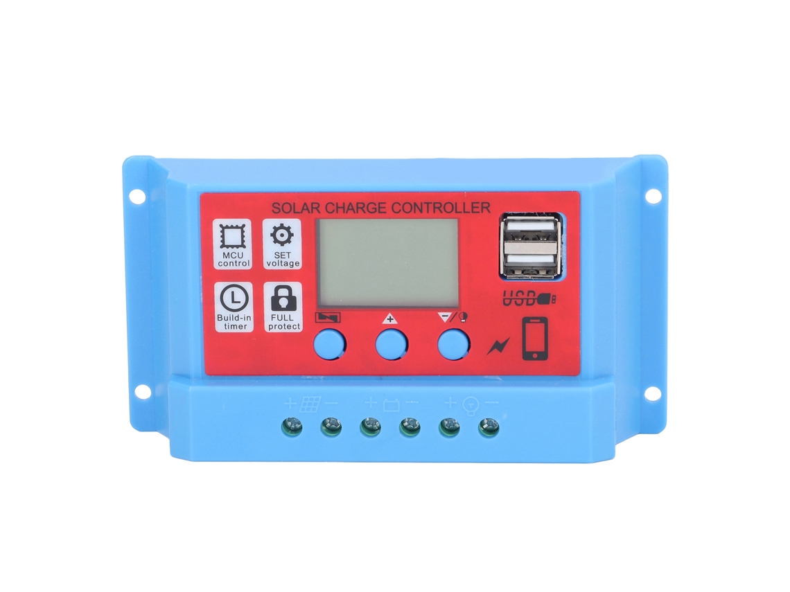 Controlador Solar PWM com LCD e USB S/MARCA