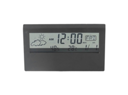 Relógio De Alarme Lcd Com Tela Grande Multifuncional