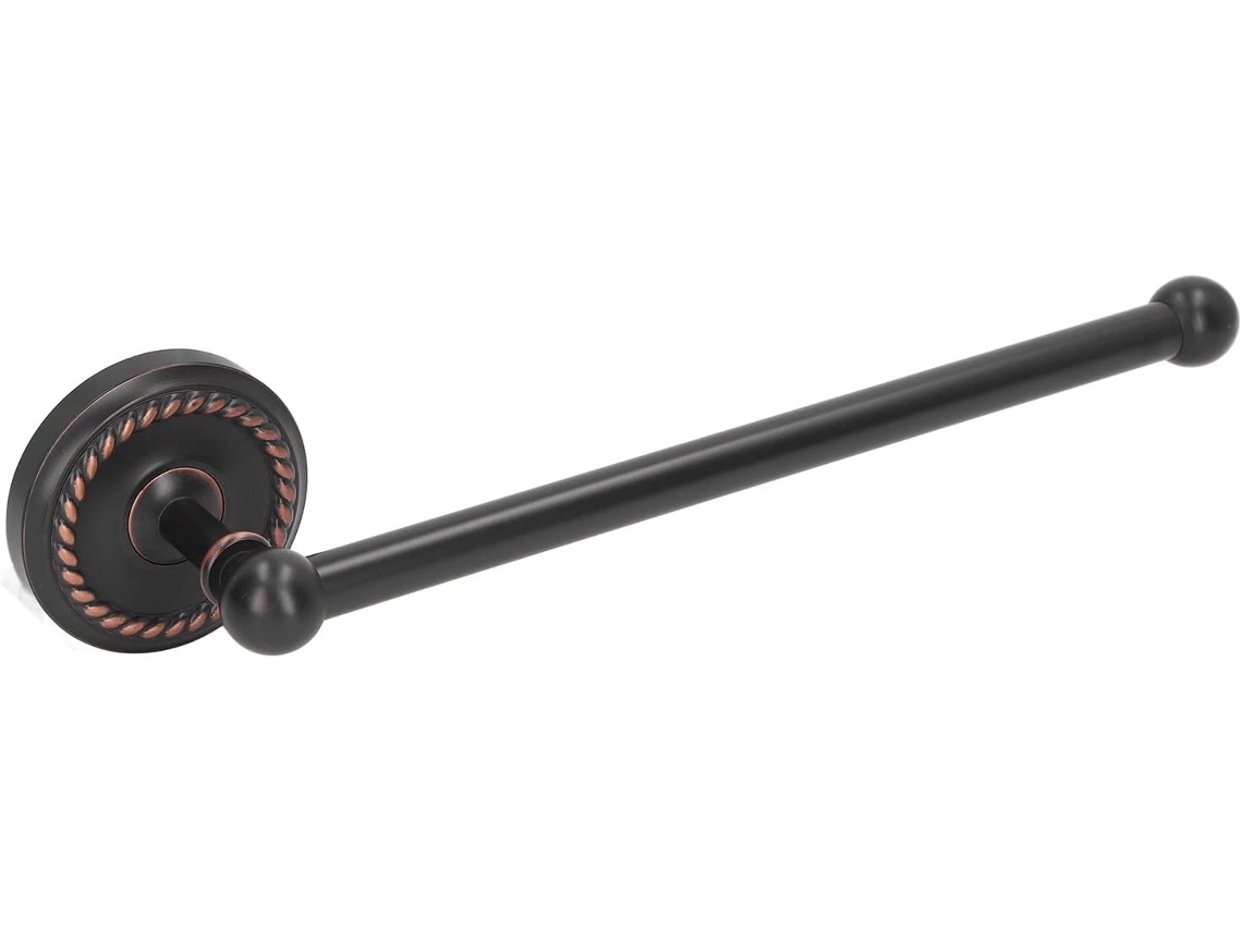 Suporte De Toalha Individual Hilitand Estilo Retrô Em Aço Inoxidável Cor Cobre Para Banheiro E Cozinha Ideal Organizar