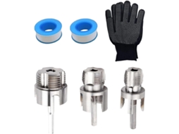 Kit De Ferramentas Para Rosquear Tubos De Pvc Em Aço, Com Carbono Integrado | Ferramenta De Rosqueamento