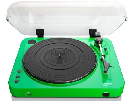 Gira-Discos USB LENCO L-85 — Semi-Automático | Velocidade: 33/45 rpm