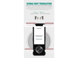 Dispositivo Tradutor de Idiomas Dispositivo de tradução de idiomas clássico  WiFi Foto offline 102 idiomas WiFi Instant Smart Translat (Cor: A)  Decoração : : Papelaria e Escritório