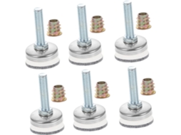 Conjunto De 8 Pés Niveladores Ajustáveis Para Móveis Housoutil, Resistentes E Ideais Para Mesas, Cadeiras, Sofás E
