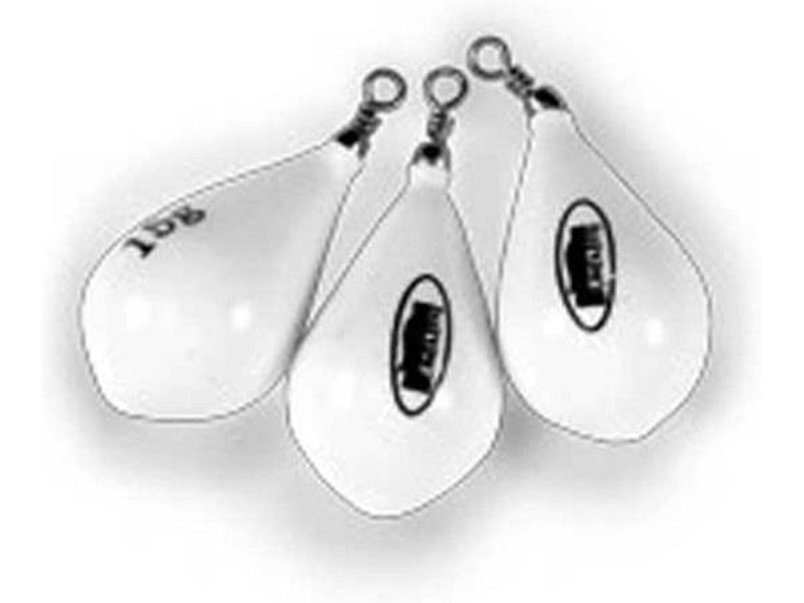 Chumbos de Pesca LINEAEFFE Pera Branco (10 g)