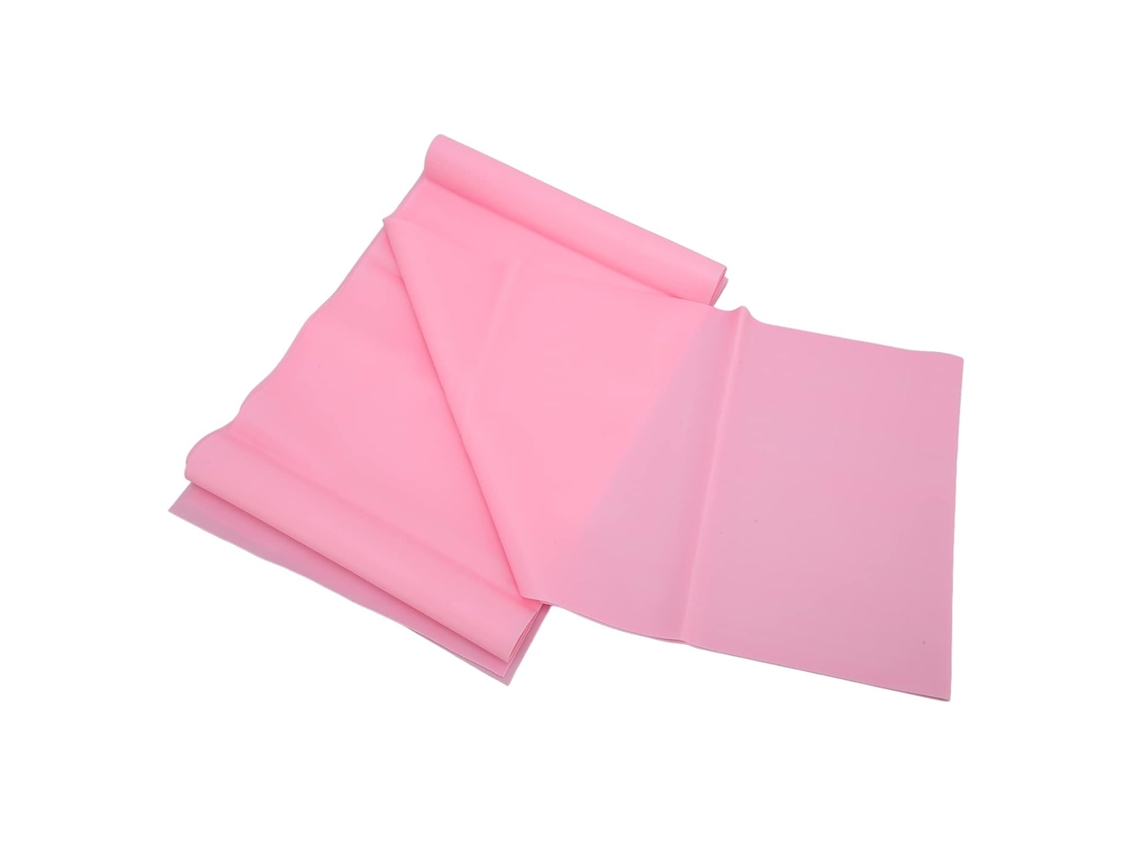 Faixa Elástica Portátil Flexível Para Exercícios De Força E Treinamento Rosa