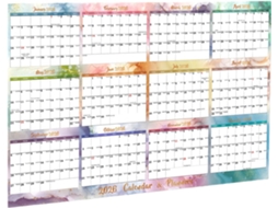 Calendário de Parede a 2026 Laminado Dezembro para e CHABERLU