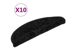 Stair Mat, Stair Mats Vidaxl Preto Polipropileno (56 X 17 X 3 Cm)