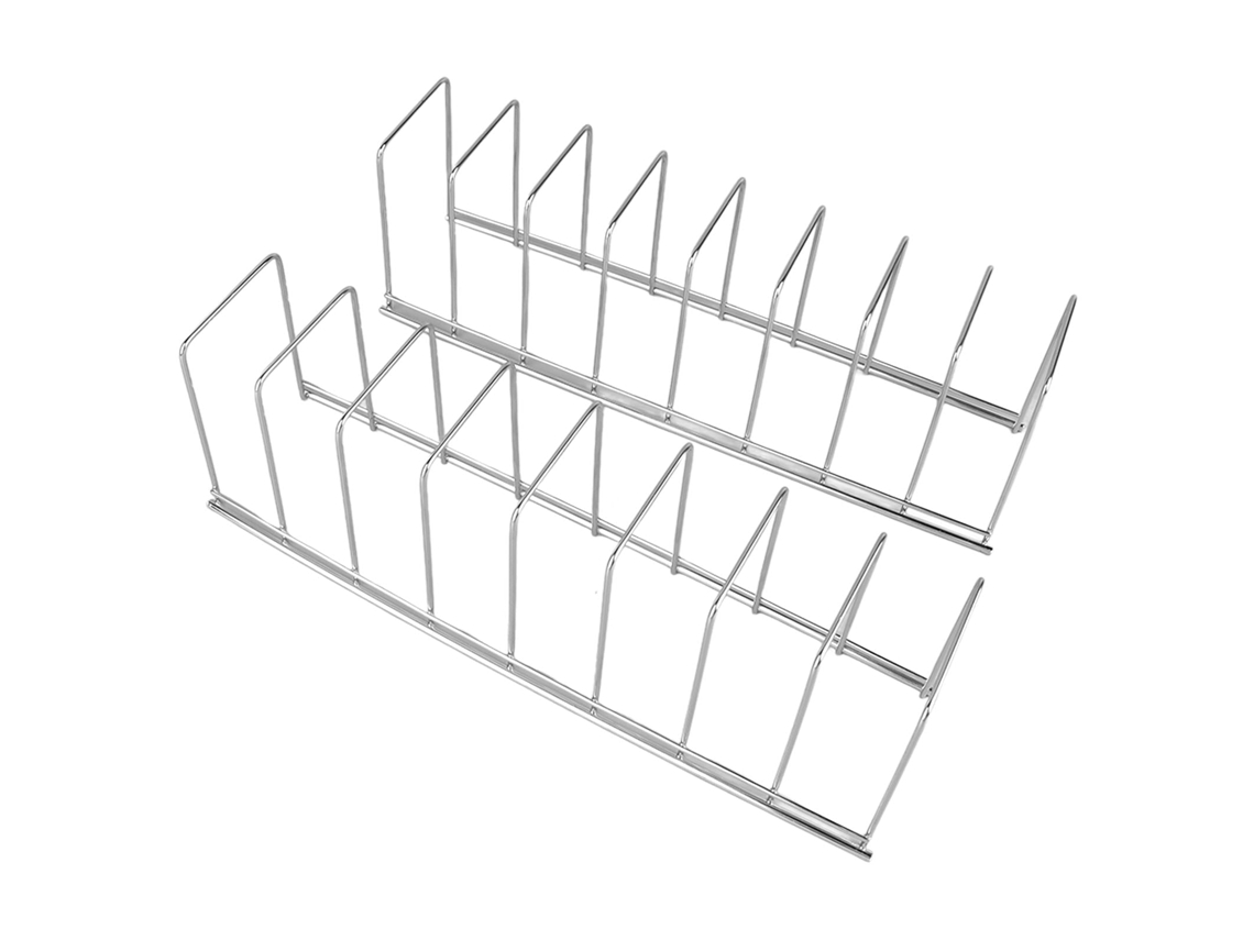 Eyf suporte para Tampas de Panela Aço Inoxidável Organizador de Pratos e Panelas 2pcs