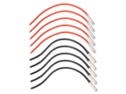 10pcs Cabo de Motor de Escova RC com Conector Banana 4mm, Fio de Silicone 16awg para Axial Scx10, Redcat, Gen8 S/MARCA