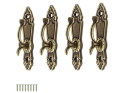 Conjunto De 4 Ganchos Para Cortina, Suporte Para Cortina, Gancho De Metal, Alicate Retrô Com Prendedor Para Cortinas