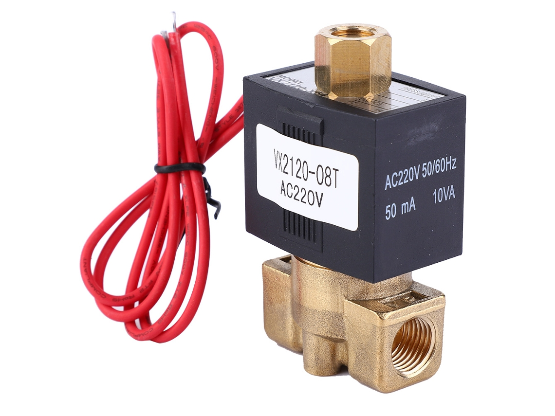 Válvula Solenoide De Ar De Duas Vias Smc Com Acionamento Ac220v Compatível Com Pressão Até 1.0 Mpa - Laxiscreed