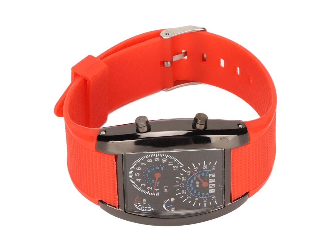 Relógio Eletrônico Led Digital Classic Pulseira Ajustável Design Corrida Moda Casual