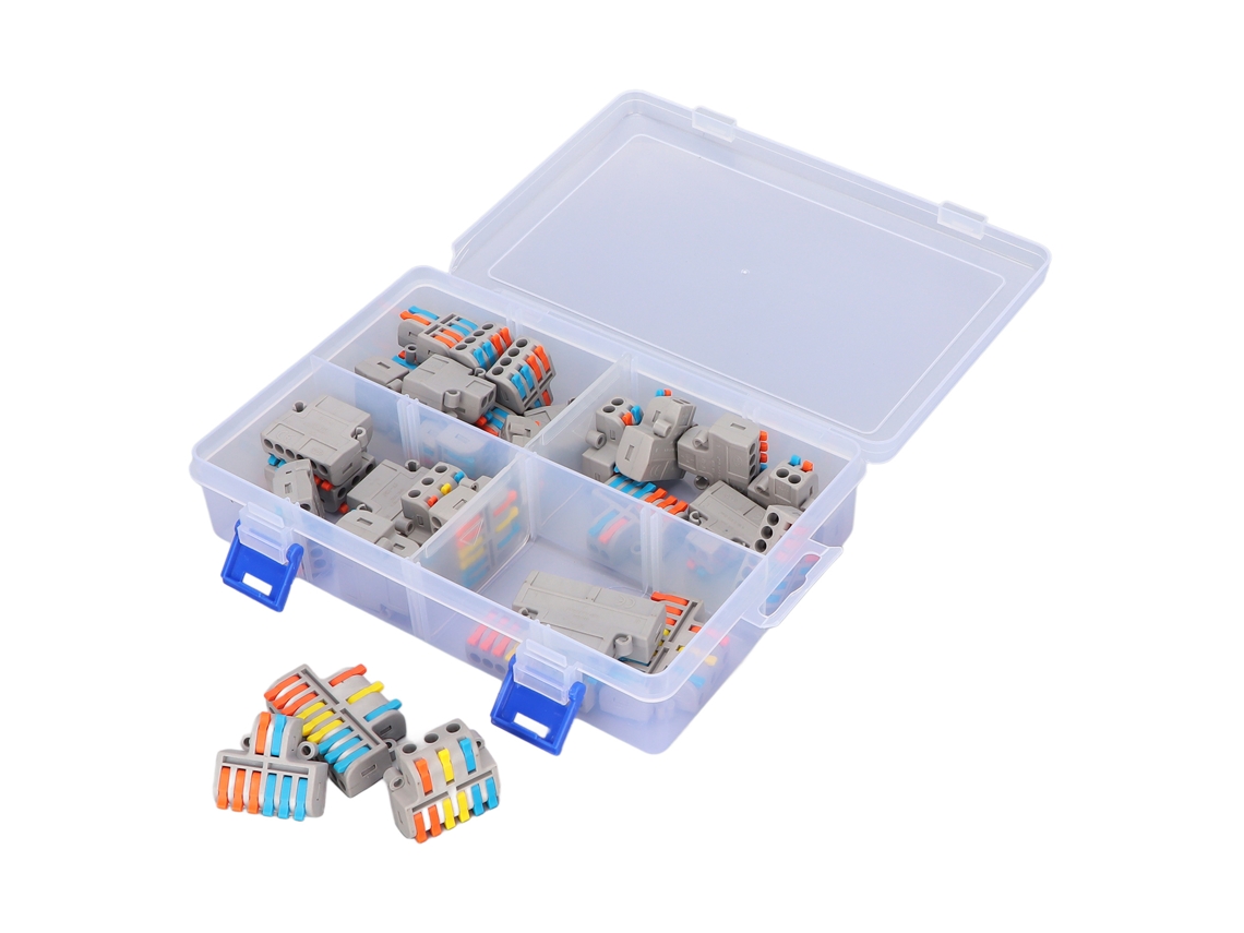 Conjunto De Terminais De Ligação E Emenda De Condutor Laxiscreed Com Ligação Por Alavanca Para Vários Modelos