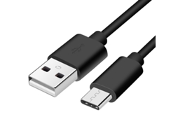 Laxiscreed Carga Rápida Type-c Preto 1m Para Telefones Com Micro Usb 2a E Carregamento Sem Fios