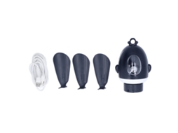 Ventilador de Teto Pequeno Silencioso com Luz Porta Carregamento Azul