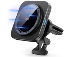 Carregador Carro Halolock Magsafe Yizhood Magnética Preto